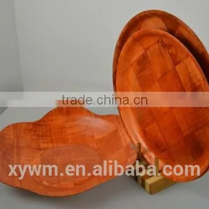 Unique Woven Wooden Salad Bowls thumbnail-3