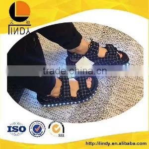 Thick Bottom Sandals Cool Leds Light Luminous Sandals thumbnail-1