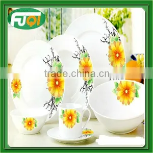 22 Pcs Sunflower Dinnerware Sets thumbnail-1