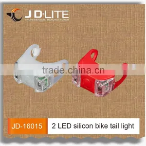 Colorful Silicone Led Bike Tail Light Flexible Instal on Bike as Bike Rear Light thumbnail-1