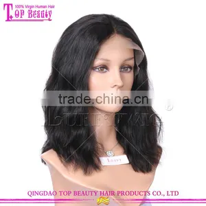 Qingdao Factory Price Large Stock Short Bob Wig 100% Brazilian Human Hair Wig thumbnail-2