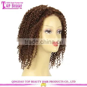Qingdao Factory Price 12 Inches Glueless 7a Unprocessed Brazilian Human Hair Lace Front Wigs For Black Women thumbnail-4