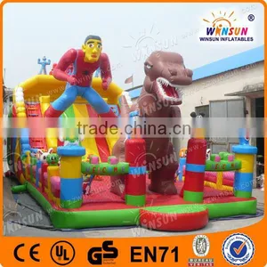 Durable Inflatable Spider Man Slide thumbnail-1
