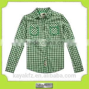 Cusom-made Summer Stripe Fashion Cotton Shirt Children thumbnail-2