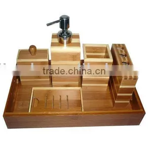 Bamboo Bathroom Accessories thumbnail-1