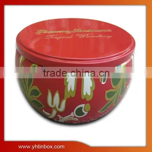 Pumpkin Shape Comestic Tin Can thumbnail-1
