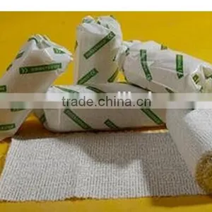 Medical POP Bandage,white,100% Cotton Gauze,PE Bag Packing thumbnail-1