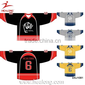 Hight Qulity Cheap Hot Sale Reversible Sublimation Ice Hockey Wear Shirts Jerseys China thumbnail-1
