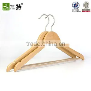 Solid Wood Cloth Hangers Wholesale thumbnail-1