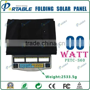 60w Folding Solar Panel Charger for Tablet Laptop thumbnail-4