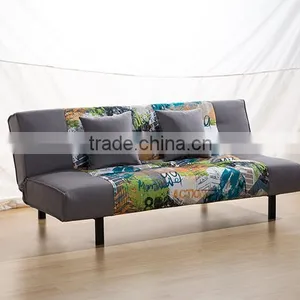 Home Furmiture and Living Room Confortable Fabric 2 Folded Sofa Bed Design thumbnail-3