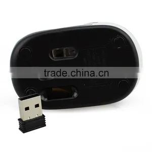 Portable 2.4G Wireless Optical Mouse Mice 1600DPI For Computer PC Laptop Blue thumbnail-4