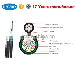 GYTC8Y53 Aerial/underground 96 Core Single Mode Fiber Optic Cable for Albania Traders thumbnail-1