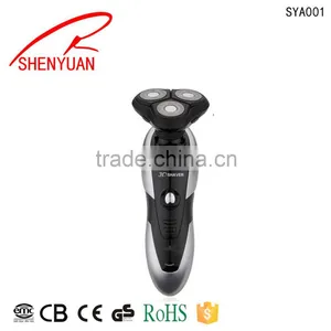 Strong Motor Washable Cheap Electric Rechargeable Shaver With Led Light 3heads Man Shaver thumbnail-1