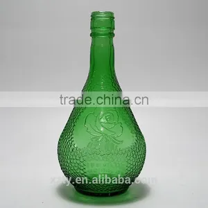 500ml Glass Green Liquor Bottle thumbnail-1