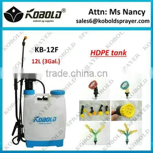 (KB-12F) 12L HDPE Knapsack Pressure Hand Push Sprayer for Garden thumbnail-1