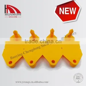 Pig Ear Tag With TPU Material in Orange 32*32 mm thumbnail-4