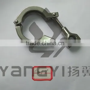 Stainless Steel 1'' Tri Clover Clamp With End Cap Ferrule and Gasket thumbnail-5