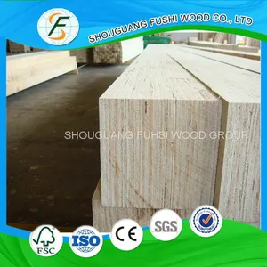 Poplar LVL Laminated Wooden Beam 2*4 Lumber Beam Prices thumbnail-4