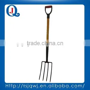 Garden and Farm Digging Fork JQ107hp With Wooden Handle thumbnail-1