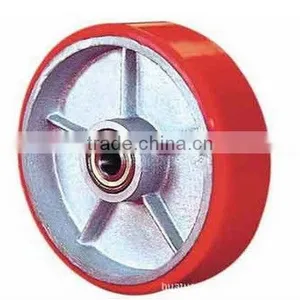 180x50 Solid Rubber Wheel for Hand Pallet Truck thumbnail-1