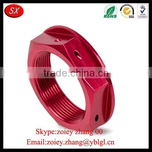 OEM & ODM Custom Precision CNC Steering Stem Nut For Motorcycle thumbnail-1