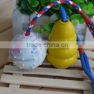 Hot Sale Colorful Ball Vinyl Rubber Pet Toys thumbnail-4