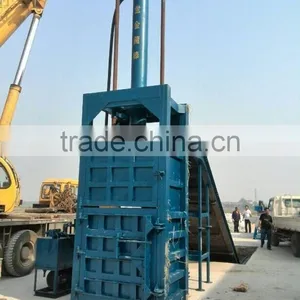 Hydraulic Vertical Semi-auto Baler Machine for PET Bottles DBP-100T thumbnail-2