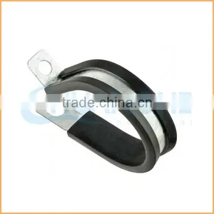 China Manufacture Best Quality Rubber Lined Hose Clips Pipe Clamp thumbnail-1