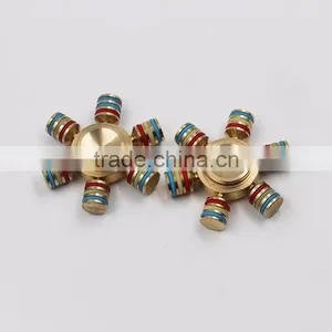 Hot Selling Tip of the Finger Gyro Fidget Pen Hand Spinner Fidget Spinner Toy Copper / Aluminium Edc Hand Spinner thumbnail-2