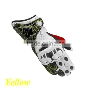 Leather Gloves for Motorcycle Racing Biker Cycling thumbnail-5