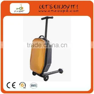 Small Orange Suitcase Scooter for Business Travelling thumbnail-1