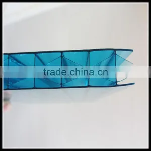 12mm 100% GE BAYER Raw Materials Polycarbonate Sheet 10 Years Guarantee With UV Protect for Swimming Pool Roofing Covers thumbnail-1
