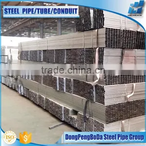 60/60/1.3mm Erw Welded Square Pre Galvanized Steel Pipe thumbnail-1