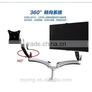 Wholesale H-Quaility Universal Two Head Desktop LCD Mount/LCD Table Bracket thumbnail-4