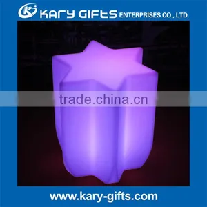 Carambola Shape Led Stool Illuminate Small Led Stool Led Furniture KC-4145 thumbnail-1