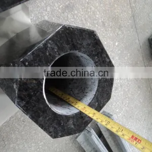 Green Granite Vases Grave for Tombstone thumbnail-3