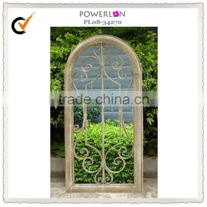 2015 Vintage Outdoor Decorative Iron Mirror Wall thumbnail-4