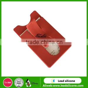 Cheap 3M Sticker Silicone Smart Wallet,iwallet for Mobile Phone Silicone Card Holder thumbnail-4