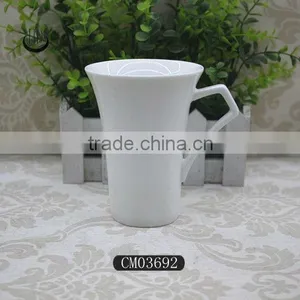Cheap White Ceramic Mugs Bulk Wholesale,simple Style Porcelain Mug Stoneware Mug thumbnail-1