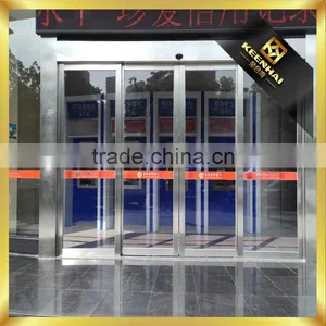 Custom Made Commercial Glass Entry Door In Stainless Steel Frame thumbnail-4