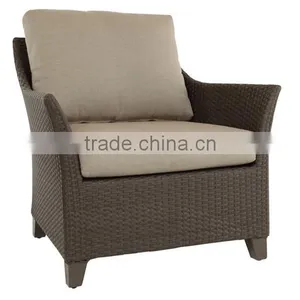2017 Trade Assurance Newest Design Outdoor Patio Used Cheap Rattan Resin Wicker Arm Chair Furniture thumbnail-1