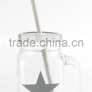 Set of 4 Cheap Hot Sale Screw Cap Star Mason Jar thumbnail-6