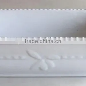 Big Ceramic Baking Tray,ceramic Ovenware Cassrole With Relief Logo,stoneware Bakeware Plate thumbnail-3