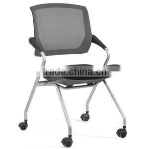 Stackable Office Chair With Folding Seat thumbnail-1