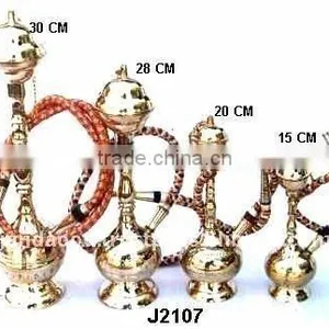 Best Selling Hookah Made in Brass in Four Sizes With Mirror Polish thumbnail-1
