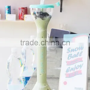 1000ml Flashing Yard Cups Disposable Plastic Cup With Lid Slush Ice Cup thumbnail-2