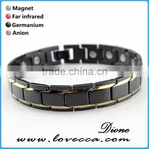 New Arrival Magnetic Bracelet Therapy Health Care Stone Stainless Steel Bracelet thumbnail-1