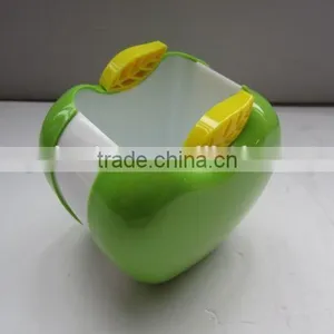 Colorful Apple-shaped Plastic Stationery STORAGE BUSKET/Multifunctional Pen Holder thumbnail-1