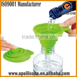 Amazon FDA Silicone Funnel Silicone Wine Funnel Folding Silicone Funnel thumbnail-6